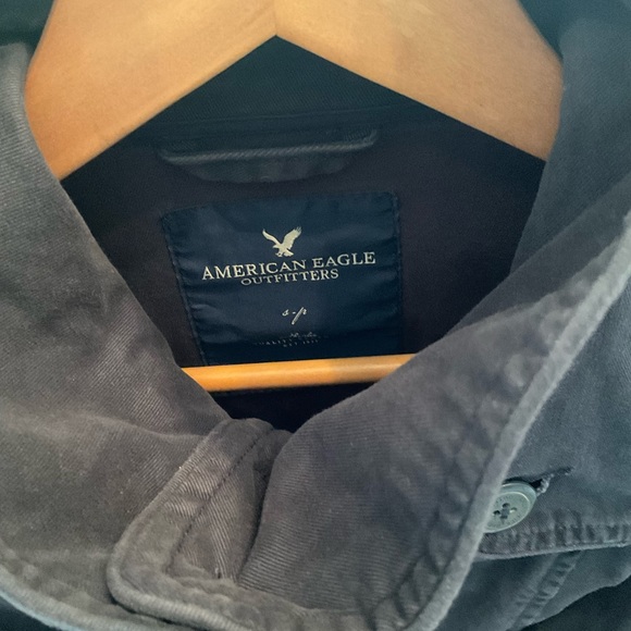 American Eagle Sz small Navy Blue Cargo Jacket - Picture 2 of 3